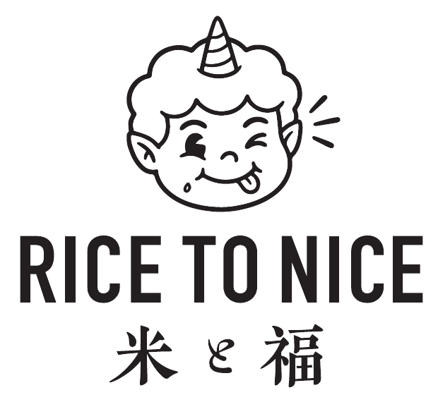 RICE TO NICE／米と福 ロゴ